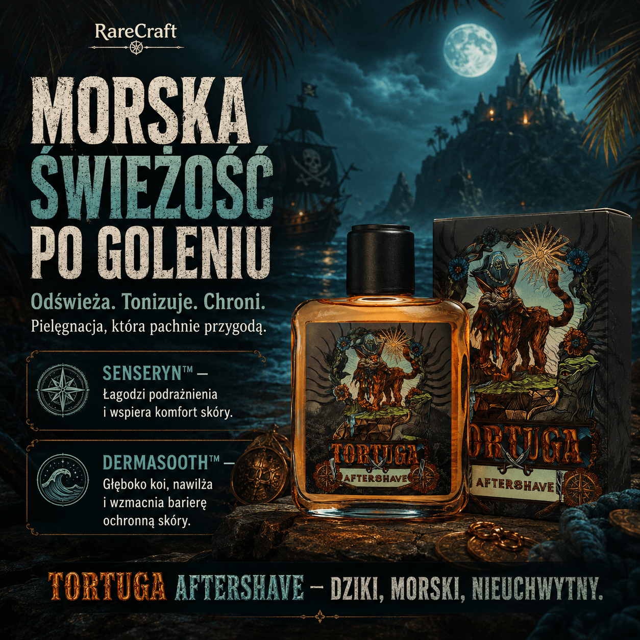 woda po goleniu rarecraft tortuga